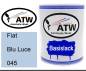 Preview: Fiat, Blu Luce, 045: 1L Lackdose, von ATW Autoteile West.